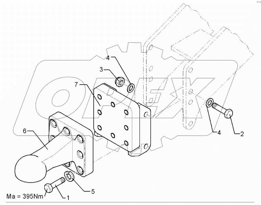 Ball-shaped coupling K80 M9615