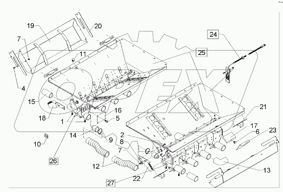 Dosage 2x4-Auslaufe Solitair 12