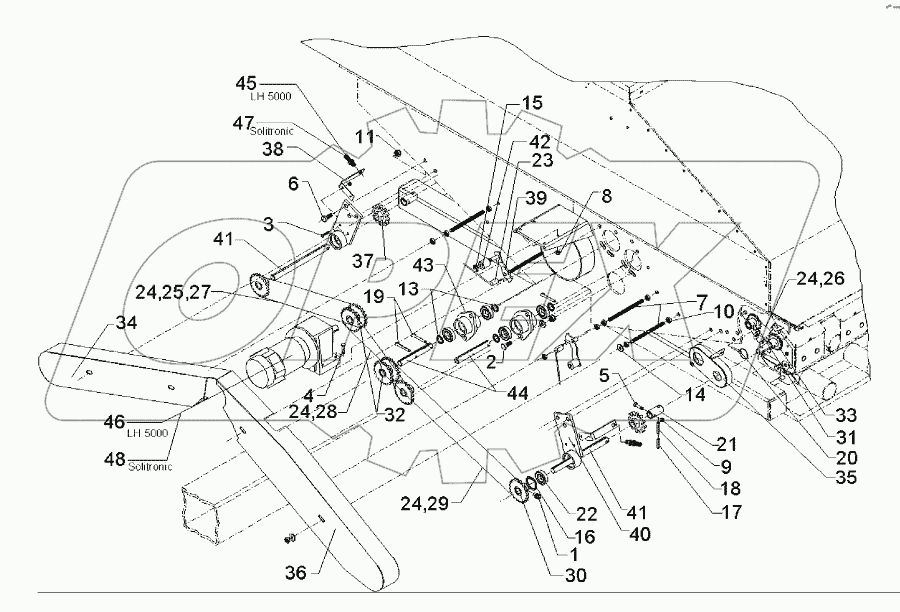 Electric drive Solitair 12