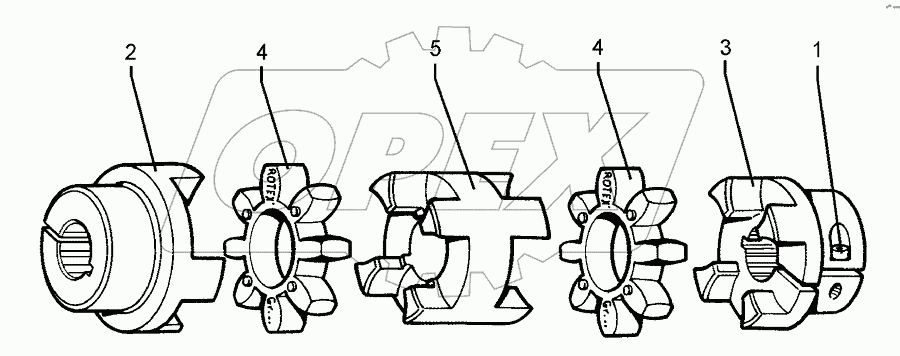 Coupling 1.3/4-6T