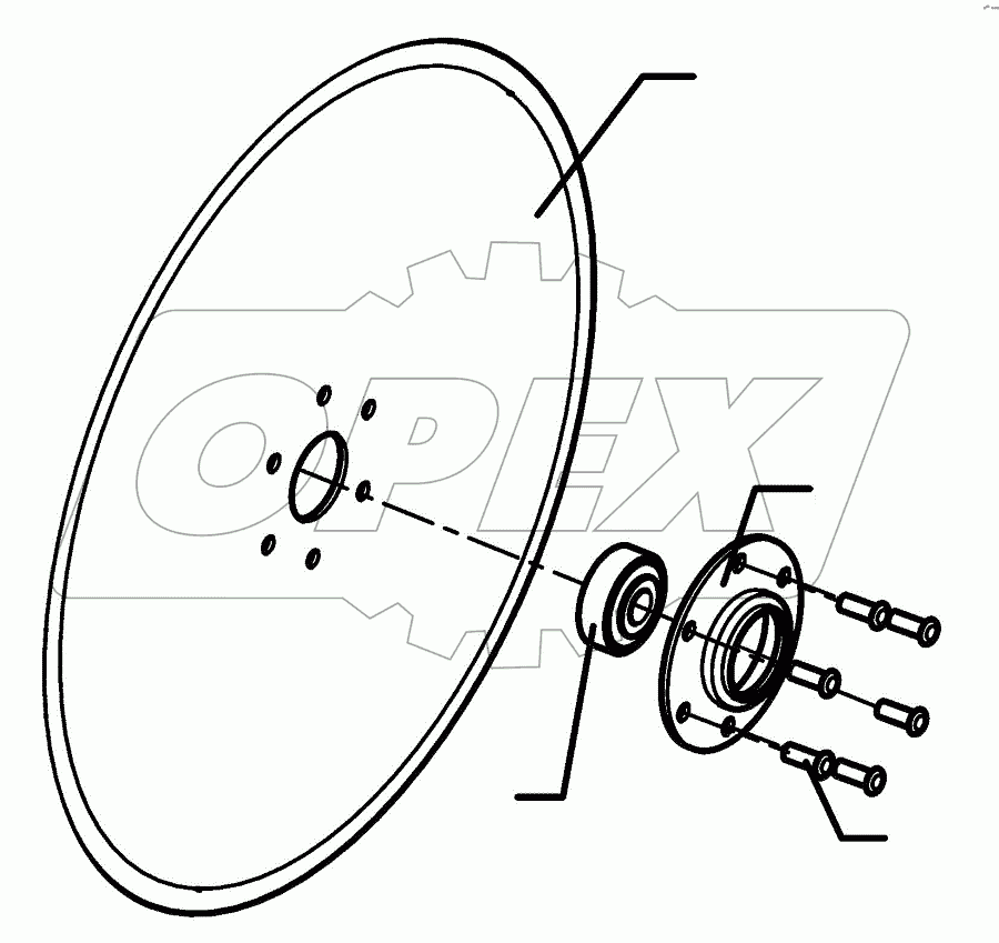 Disc D350/70/34x3 AA