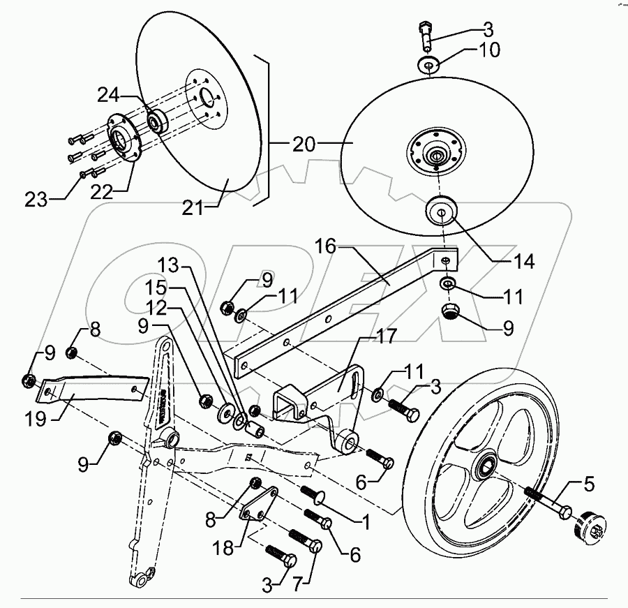 Pre-emergency marker DS-Ausfuhrung