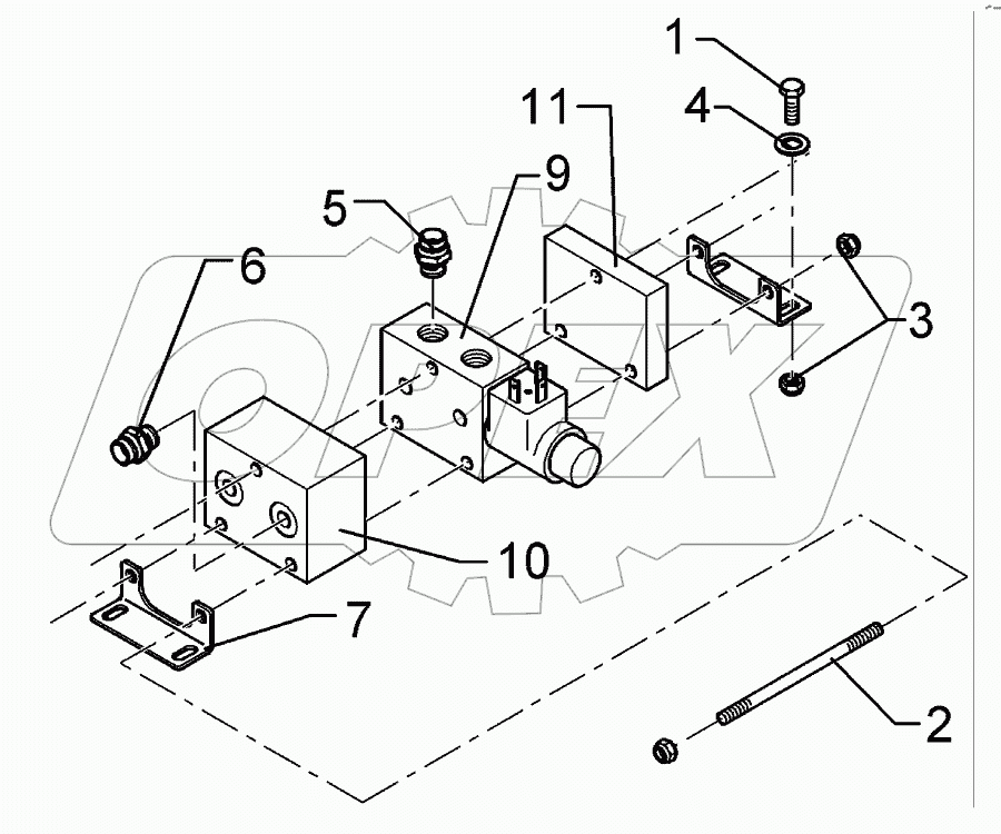 Control valve Solitair 1V-0M-0T
