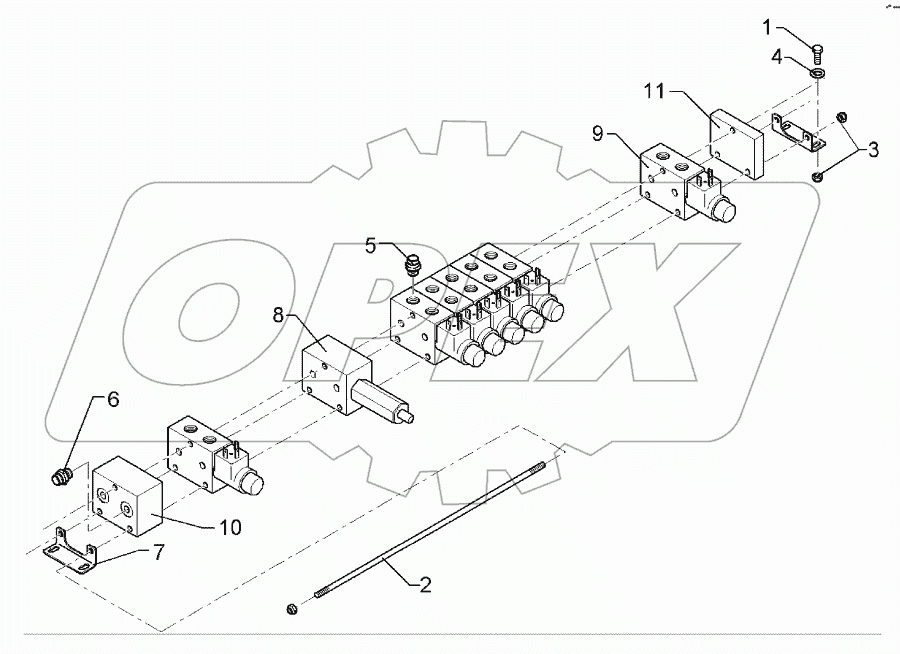 Control valve Solitair 1V-1M-6T