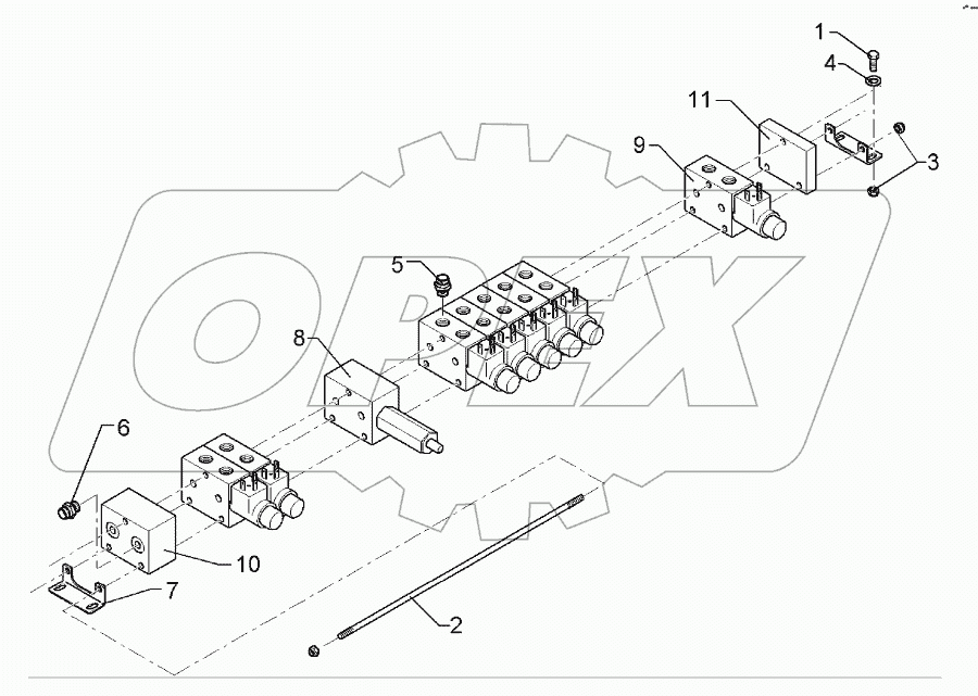 Control valve Solitair 2V-1M-6T