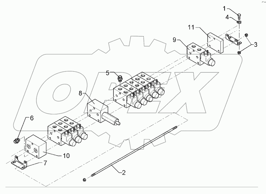 Control valve Solitair 3V-1M-6T