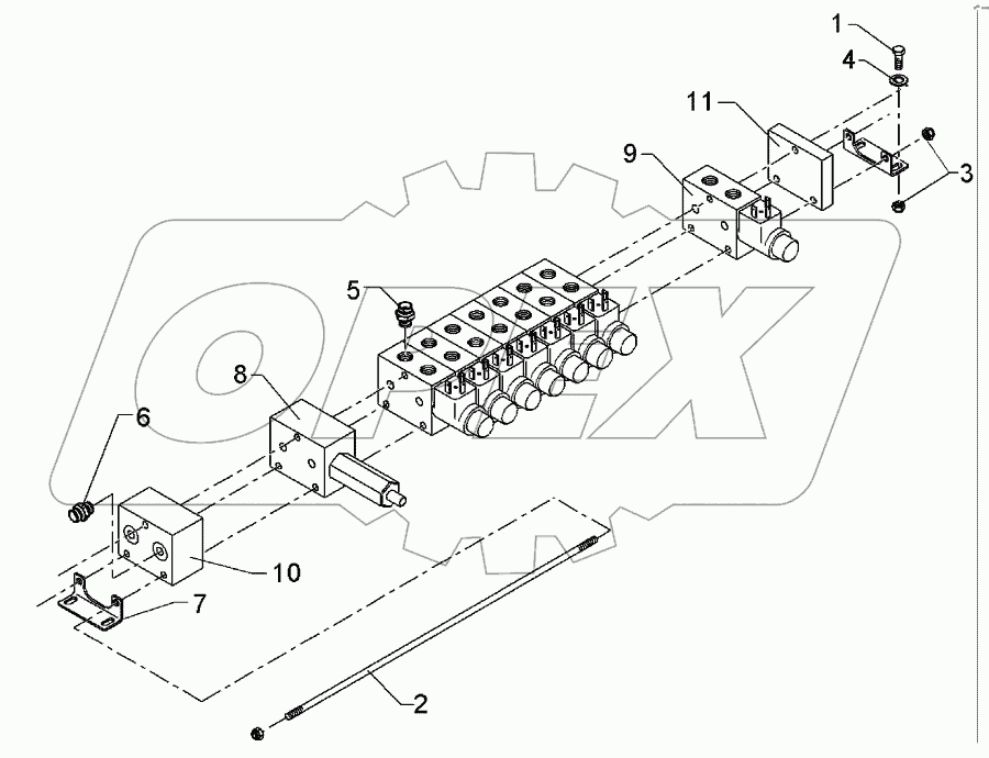 Control valve Solitair 0V-1M-8T