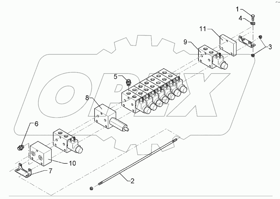 Control valve Solitair 1V-1M-8T