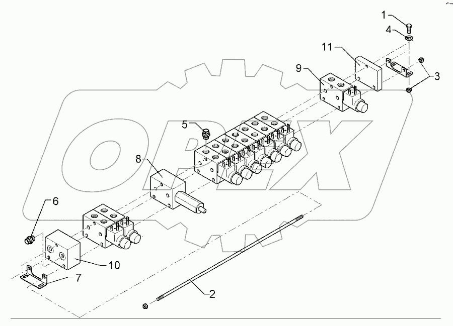 Control valve Solitair 2V-1M-8T