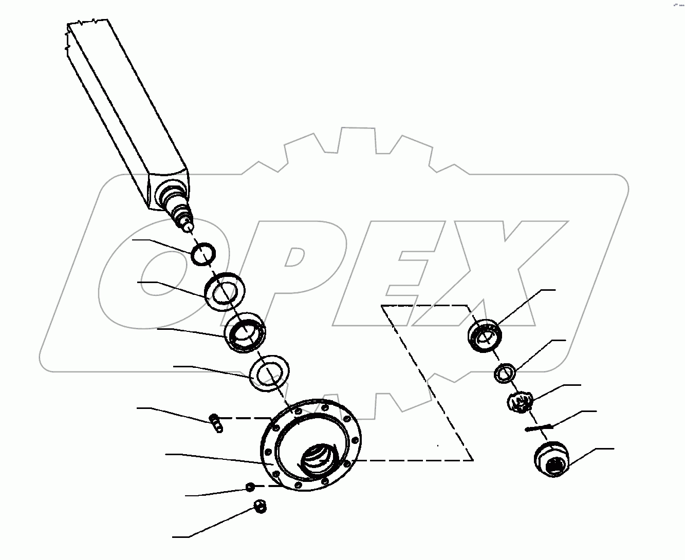 5508529 Running axle