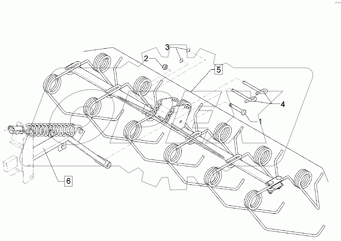 6822704 Levelling harrow
