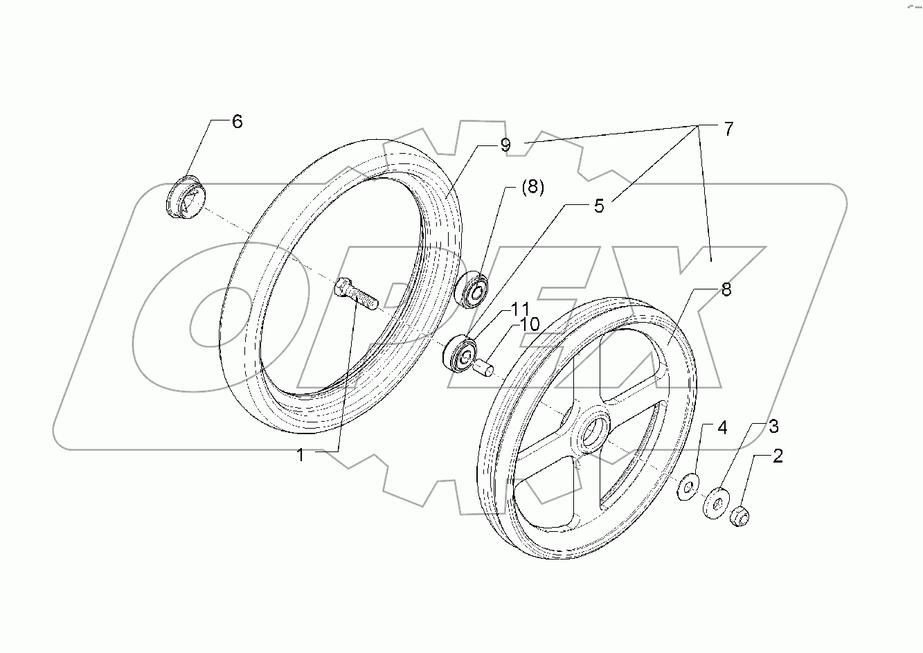 6826141 Pressure roller