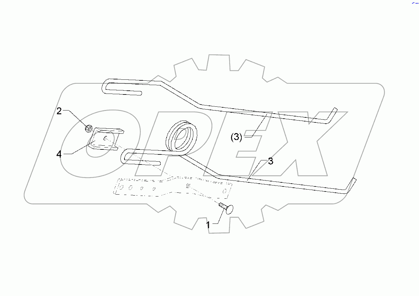 6826401 Single harrow