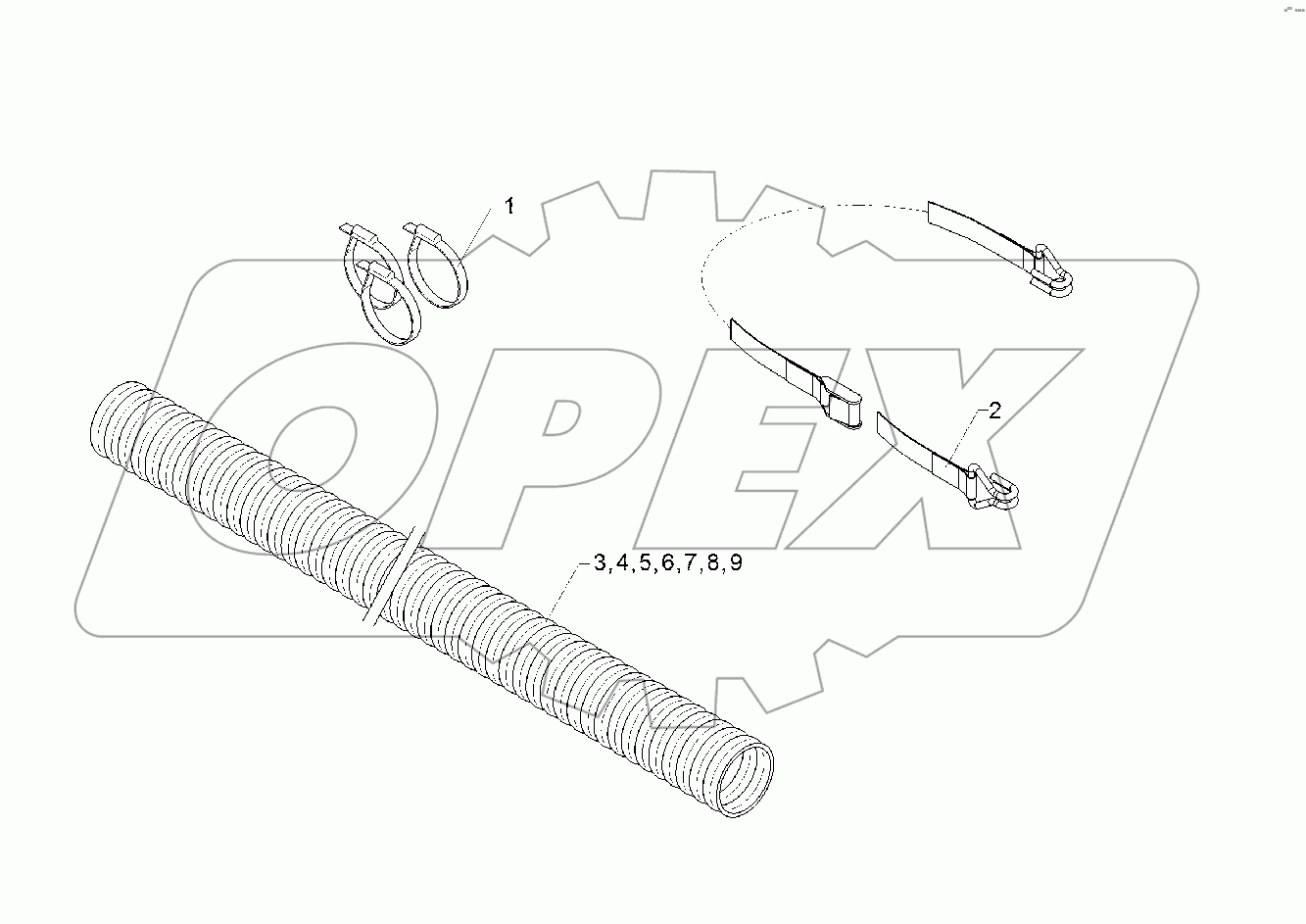 68210328 Supply hose