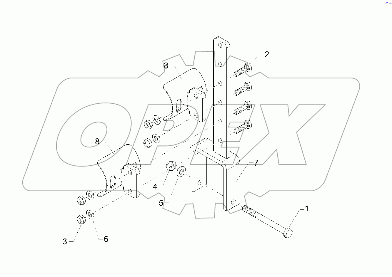 58210182 Hose carrier