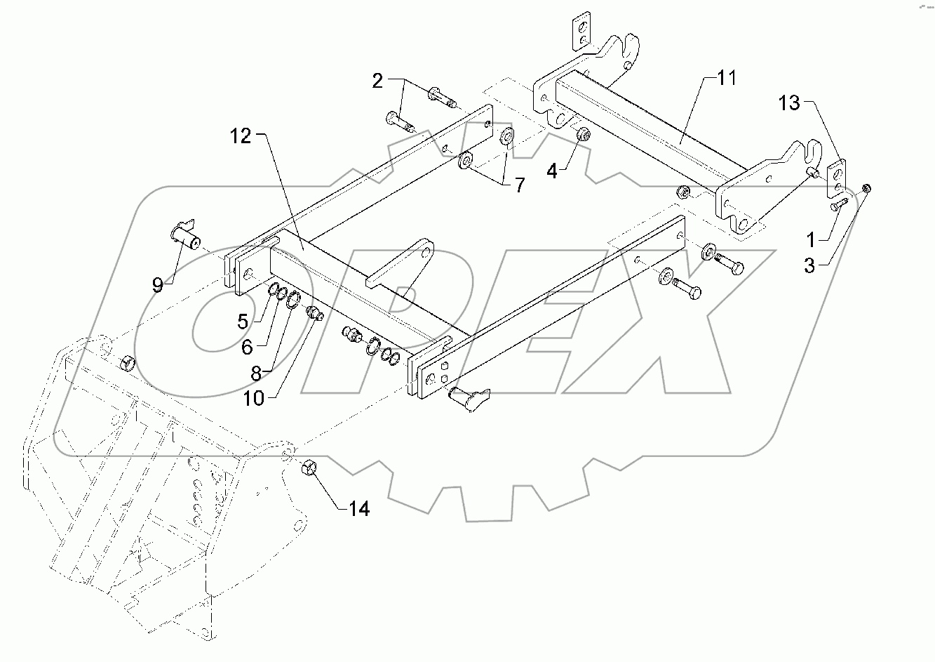 6618519 Lift linkage