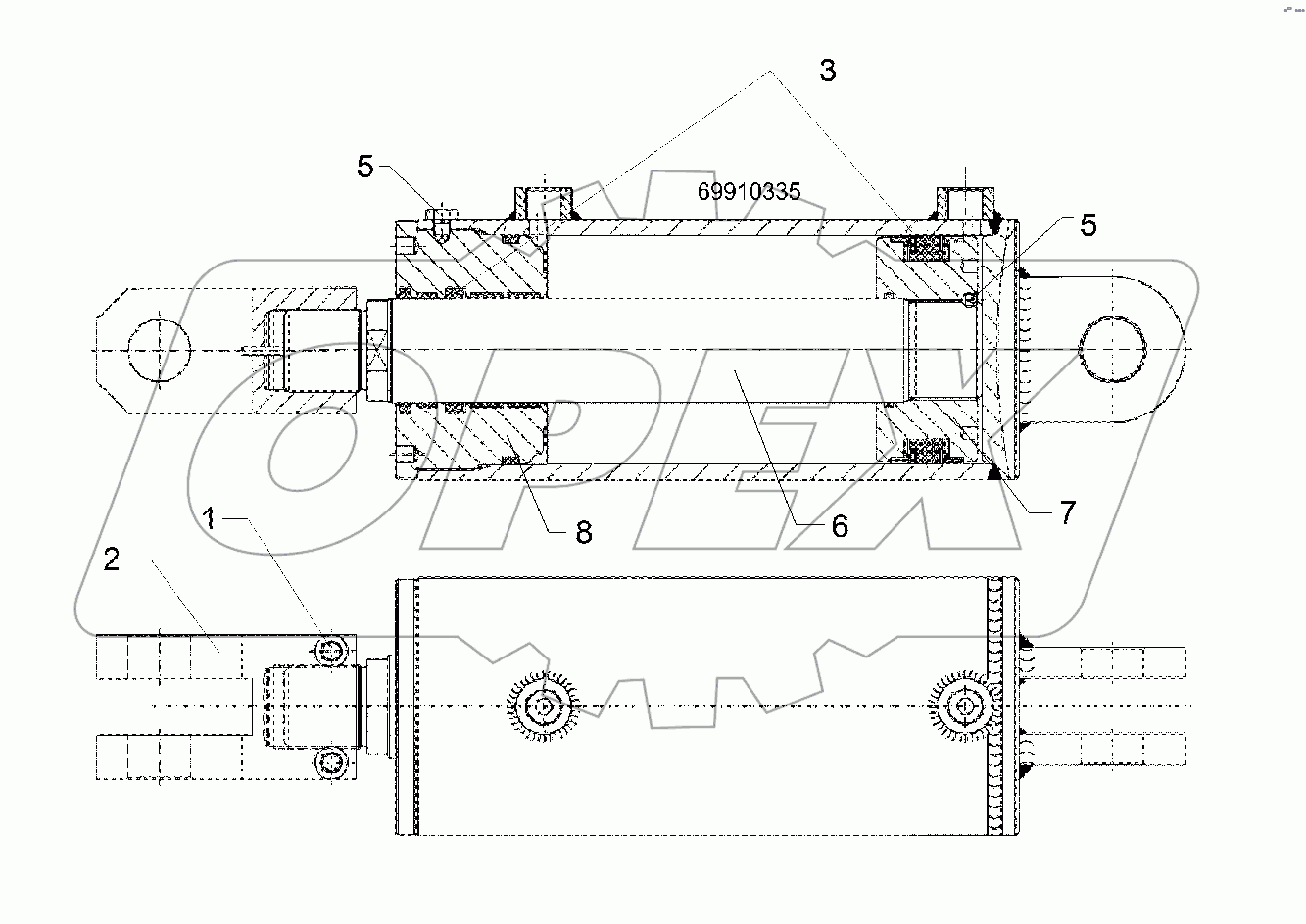 5752356 Hydraulic ram