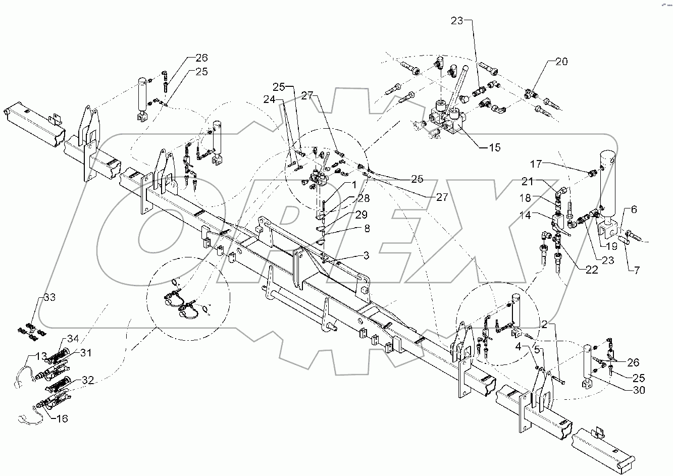 6758317 Hydraulic assembly balance