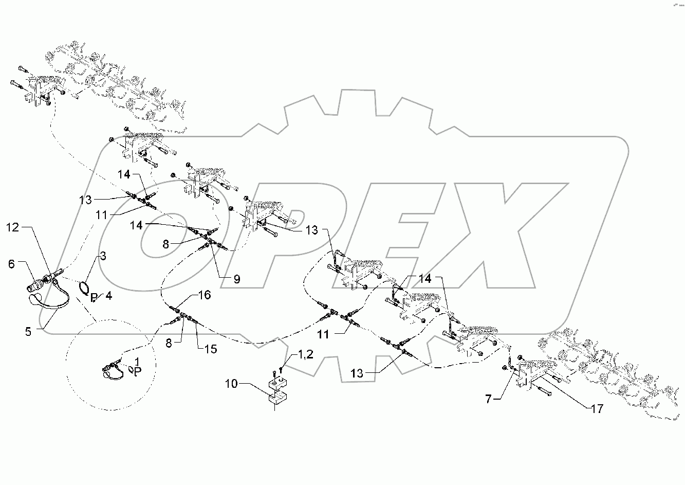 6758336 HY-assembly harrow