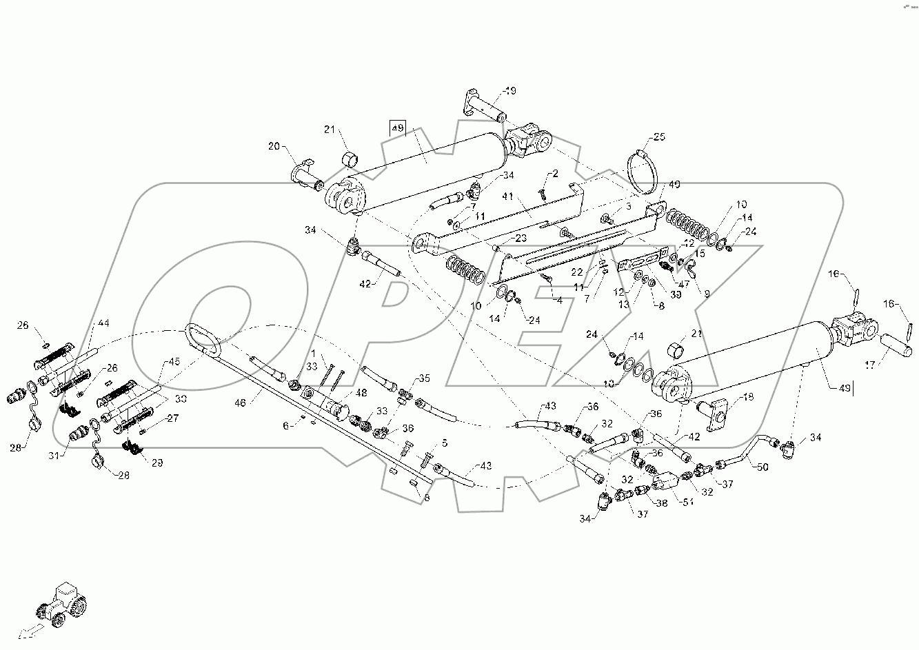 67511102 HY-assembly lift linkage