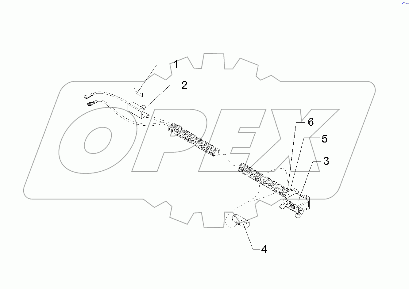 5736128 Mounting set, batterie