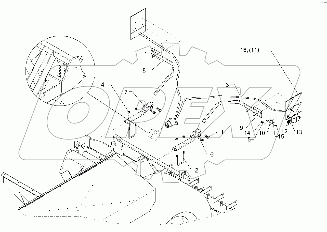 6702090 Lighting equipment, rear