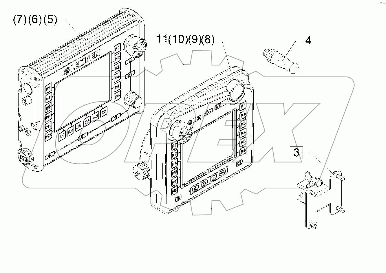 6736211 Operation terminal
