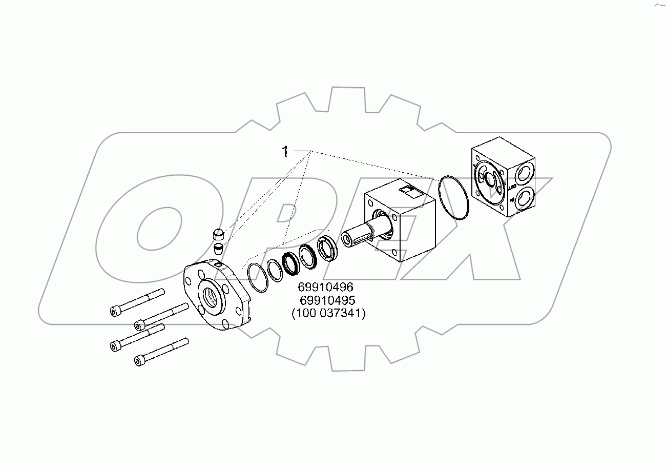 57510820 Hydraulic motor