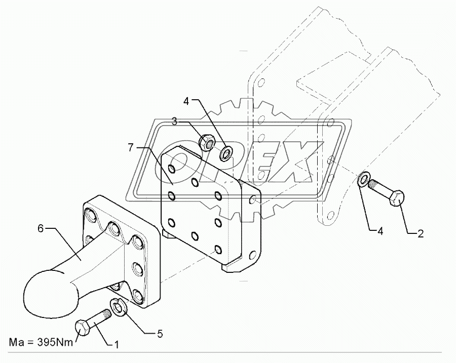 Ball-shaped coupling K80 M9615 1