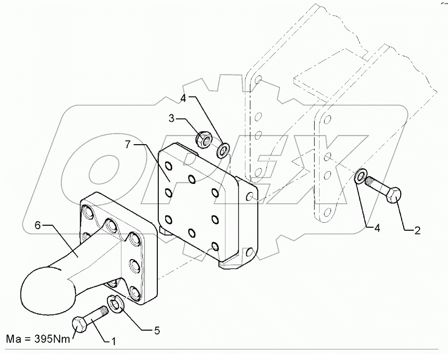 Ball-shaped coupling K80 M9615