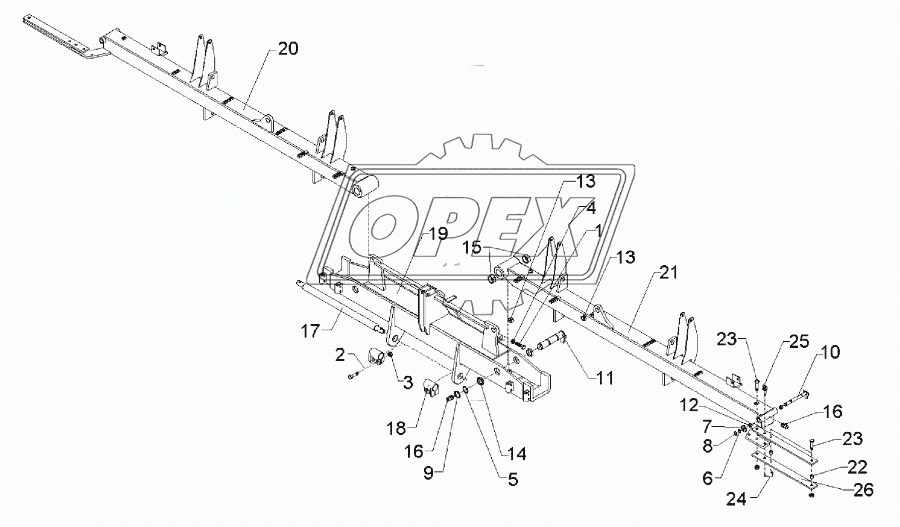 Folding frame Solitair 12/800-K-125