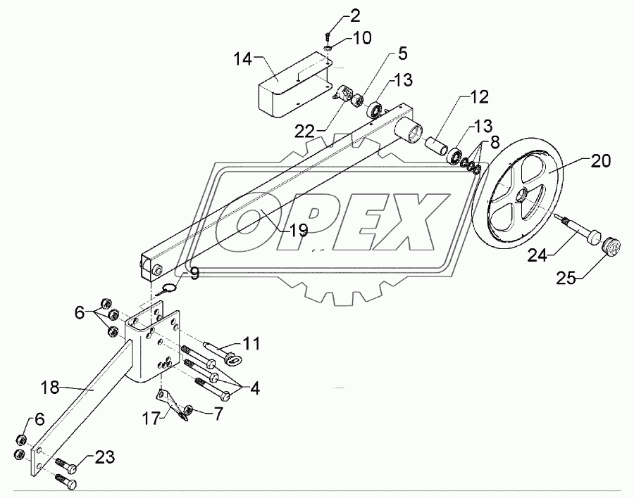 Drive wheel D350 Solitronic