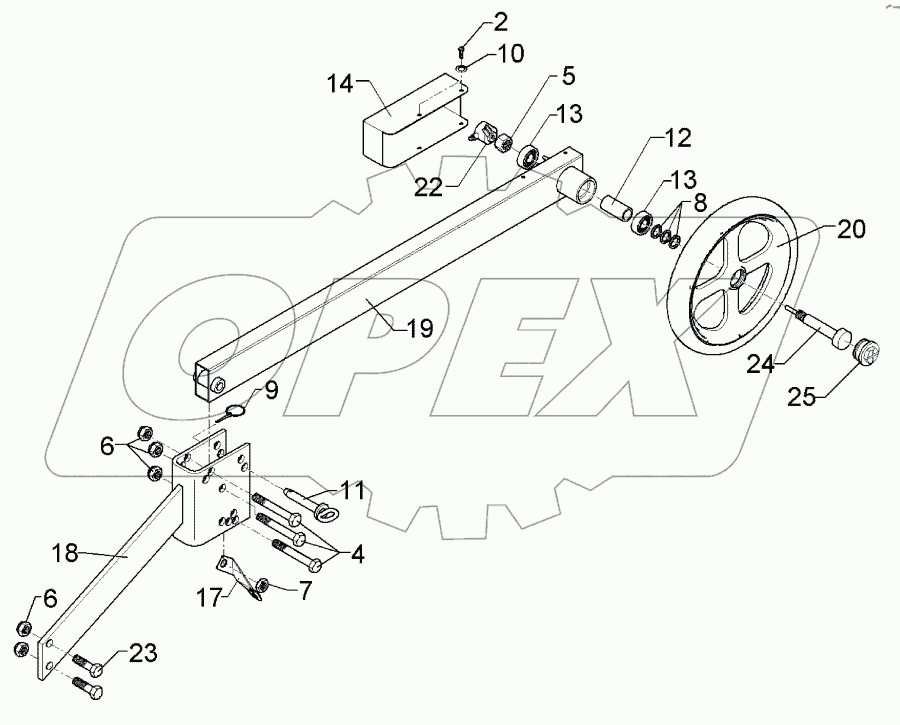 Drive wheel D350 Solitronic