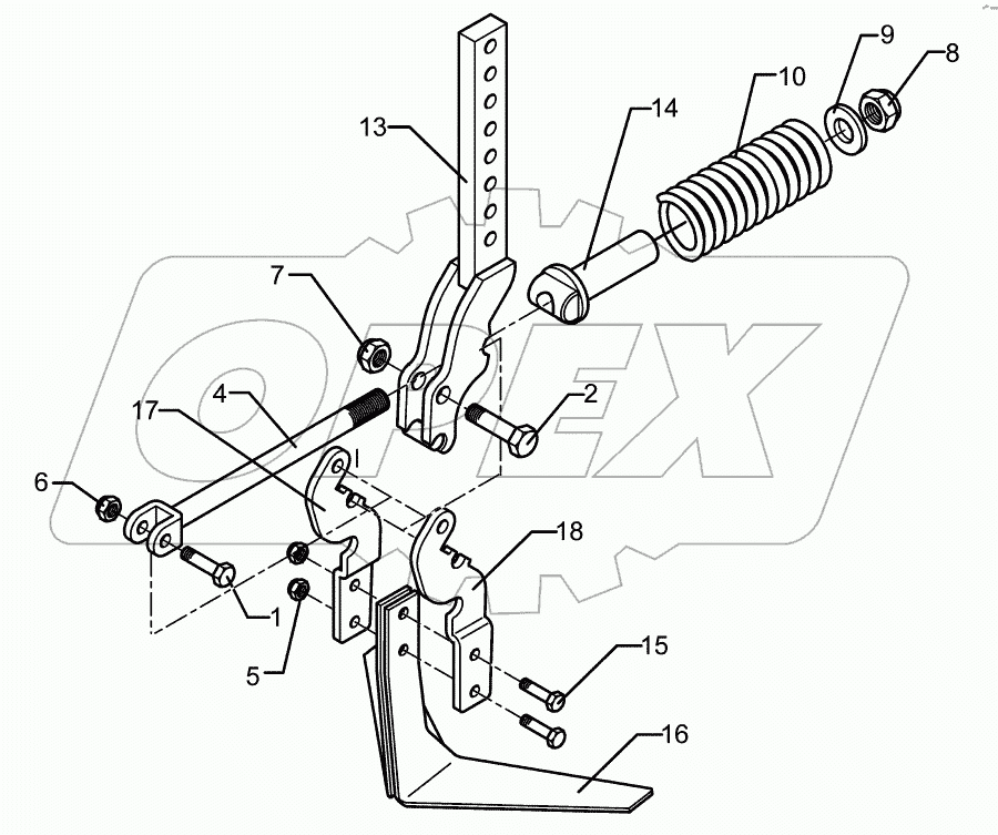 Track scraper FSU-VS33