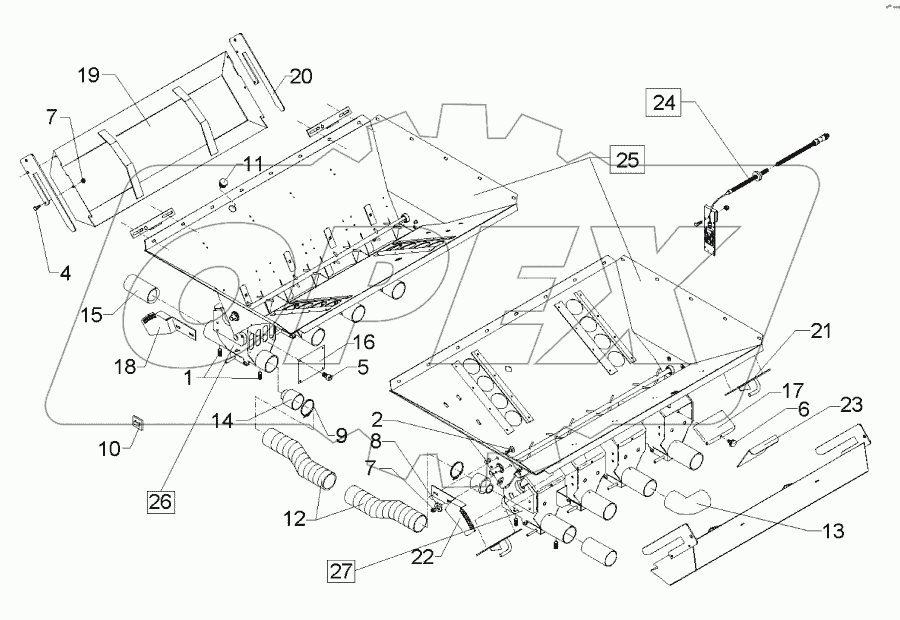 Dosage 2x4-Auslaufe Solitair 12