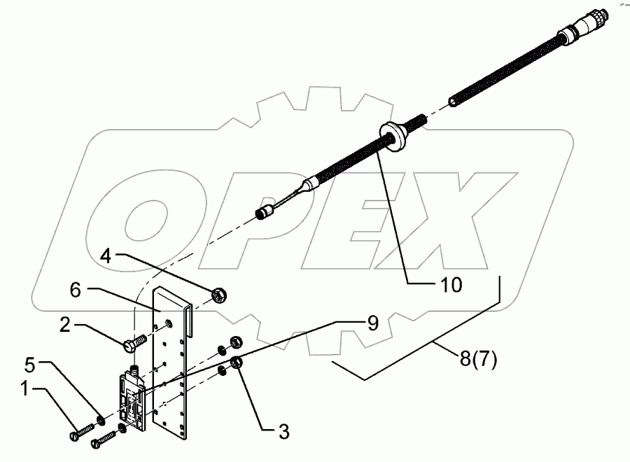 Sensor - filling level kpl. Solitair LH5000
