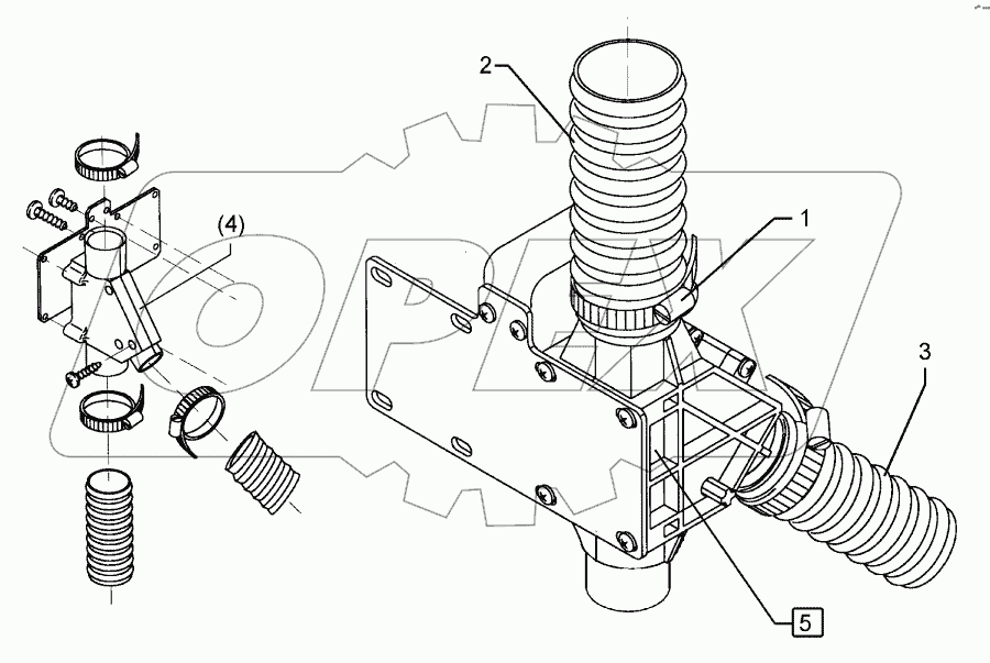 Tramline mechanism	1-F