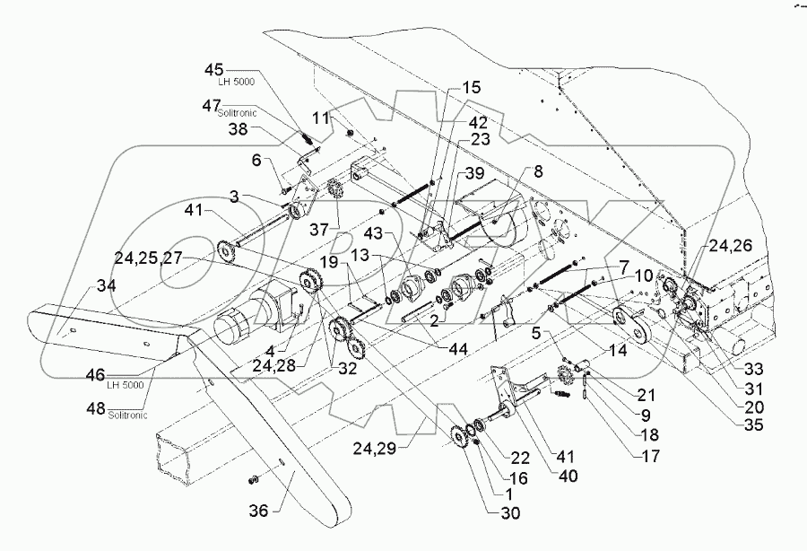Electric drive Solitair 12