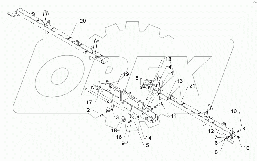 Folding frame Solitair 12/900-K-150