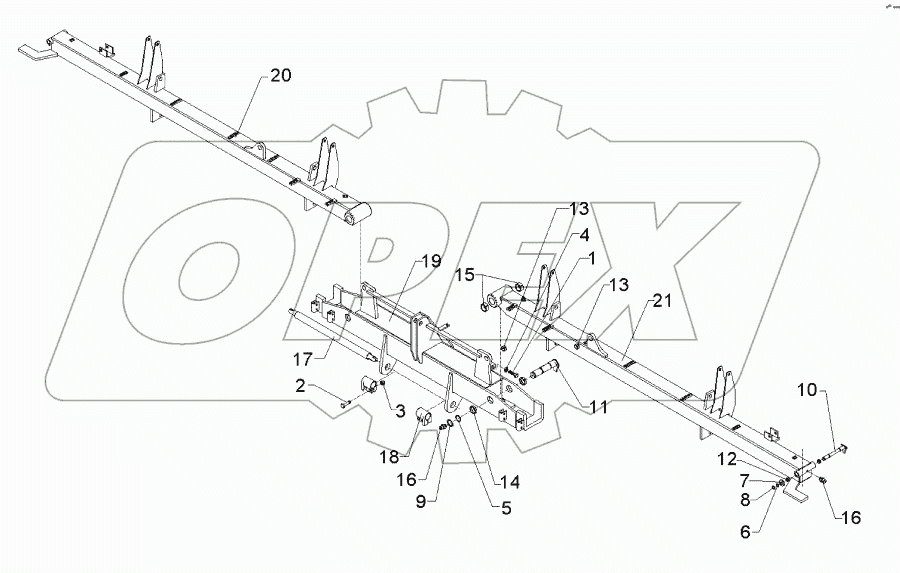 Folding frame Solitair 12/900-K-175