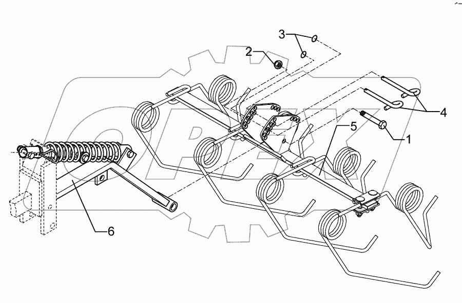 Levelling harrow S-1,00