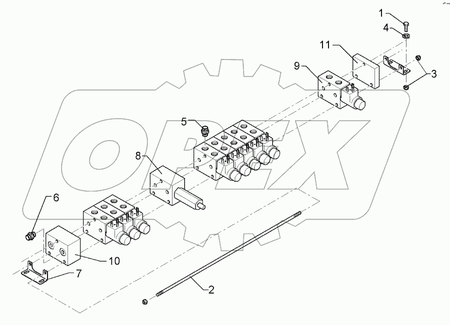 Control valve Solitair 3V-1M-6T