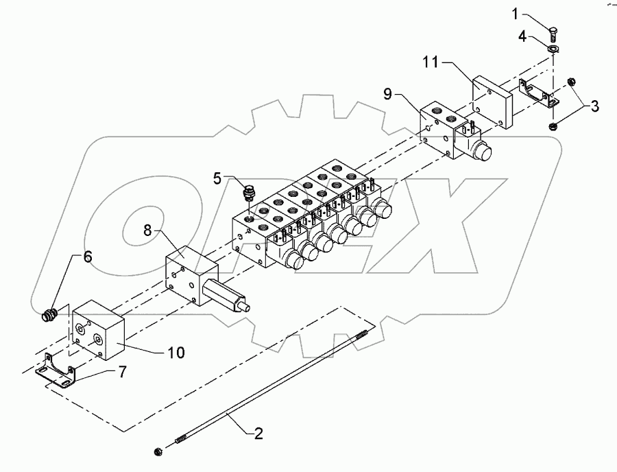Control valve Solitair 0V-1M-8T