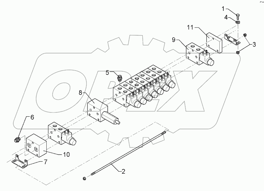 Control valve Solitair 1V-1M-8T