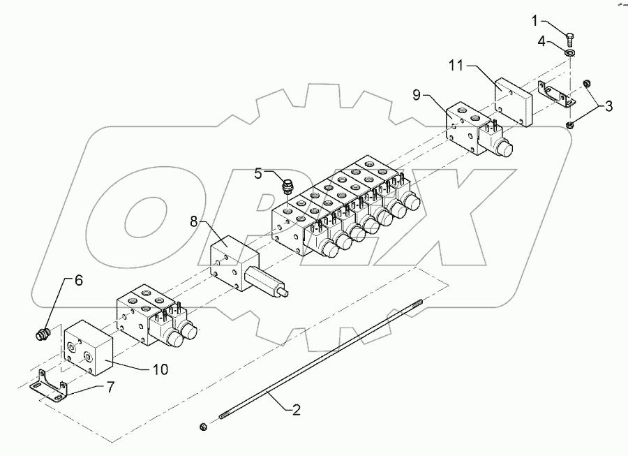 Control valve Solitair 2V-1M-8T