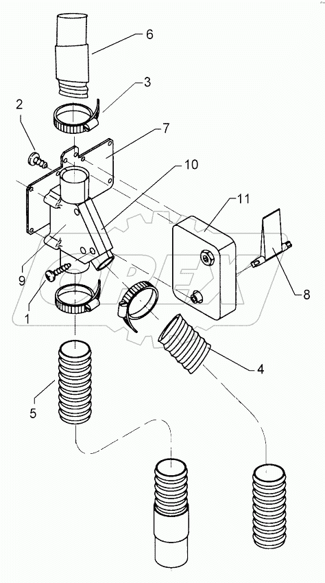 582 5050 Tramline mechanism