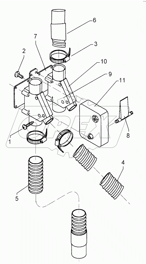 582 5051 Tramline mechanism