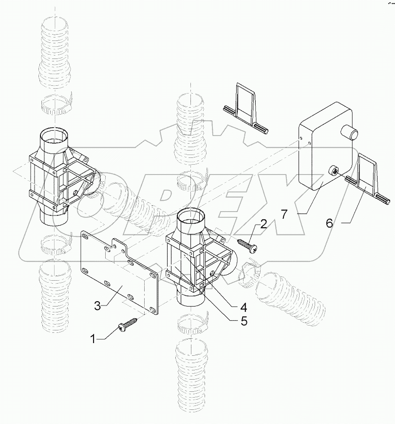 582 5057 Tramline mechanism