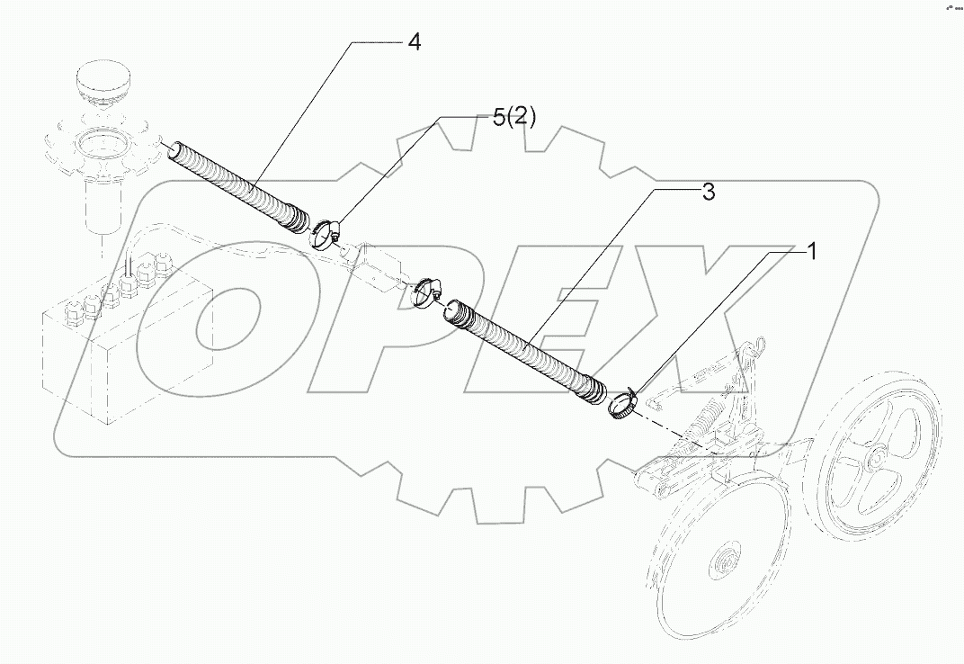 582 5235 Flexible hose
