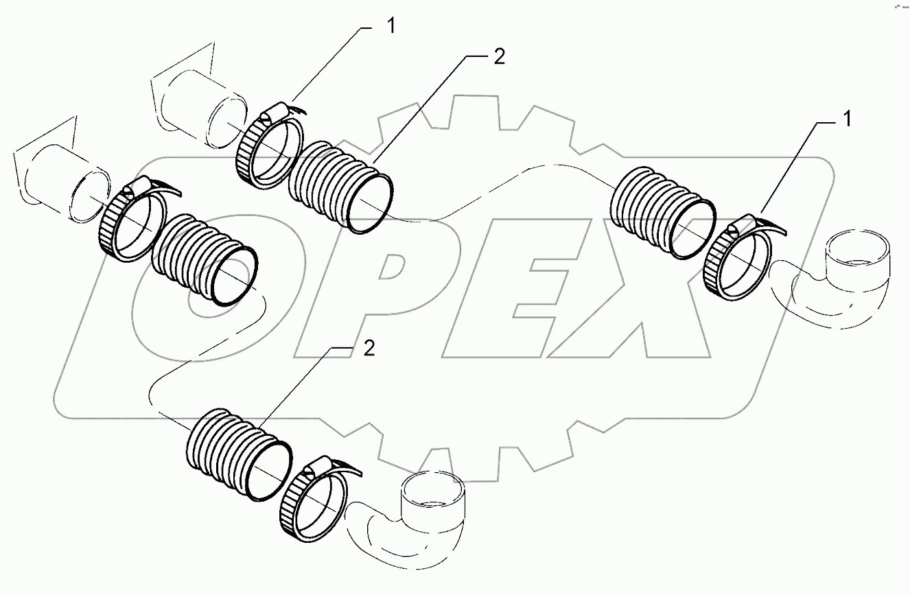 682 5100 Supply hoses